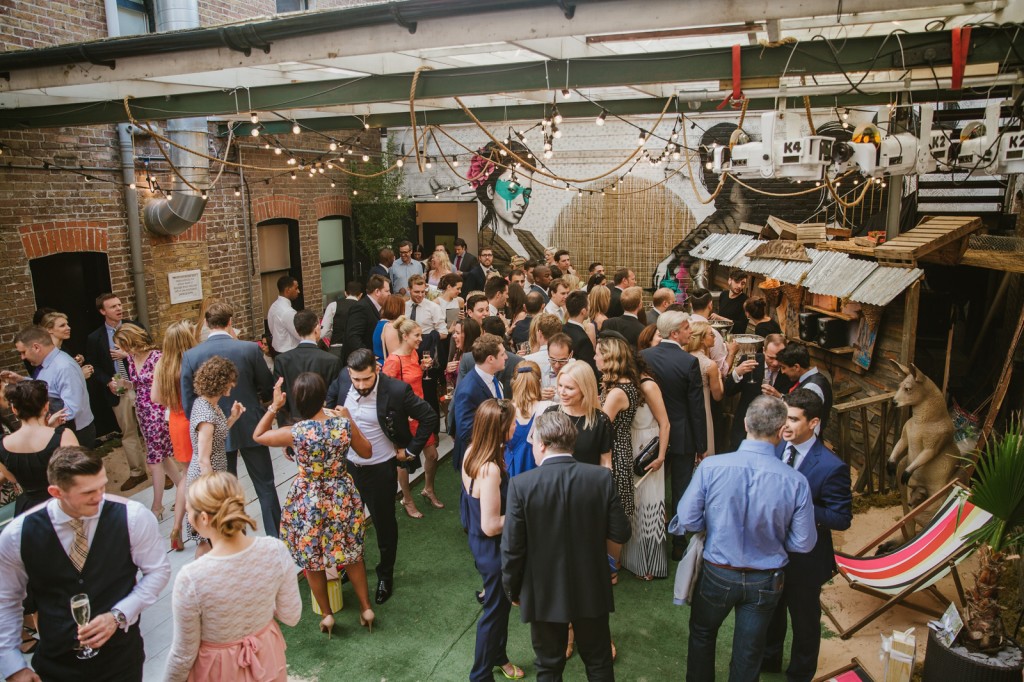 west london wedding venues loft studio courtyard exterior