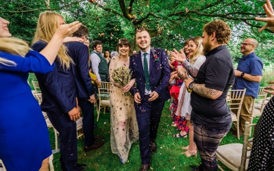 Outdoor Vegan Humanist Wedding with a Picnic Wedding Breakfast