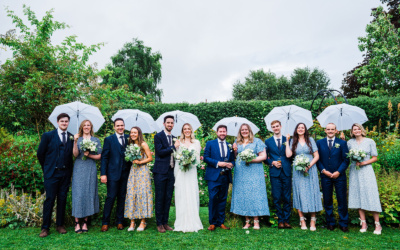 Advice and top tips for rain on a wedding day
